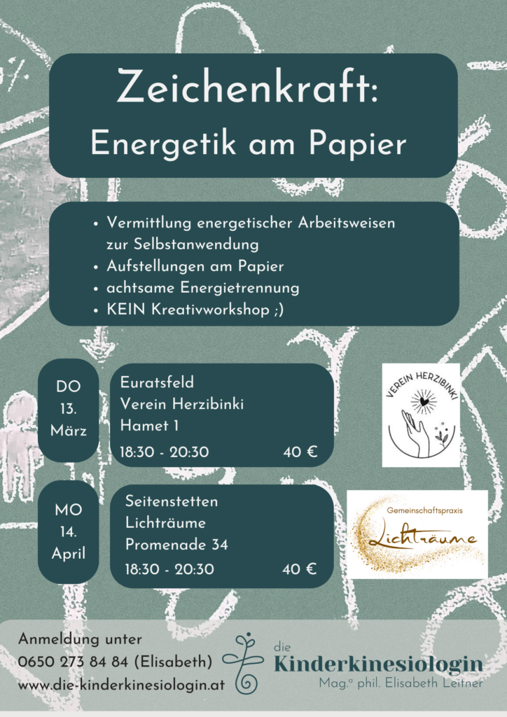 Flyer Zeichenkraft Euratsfeld und Lichträume Frühjahr 2025